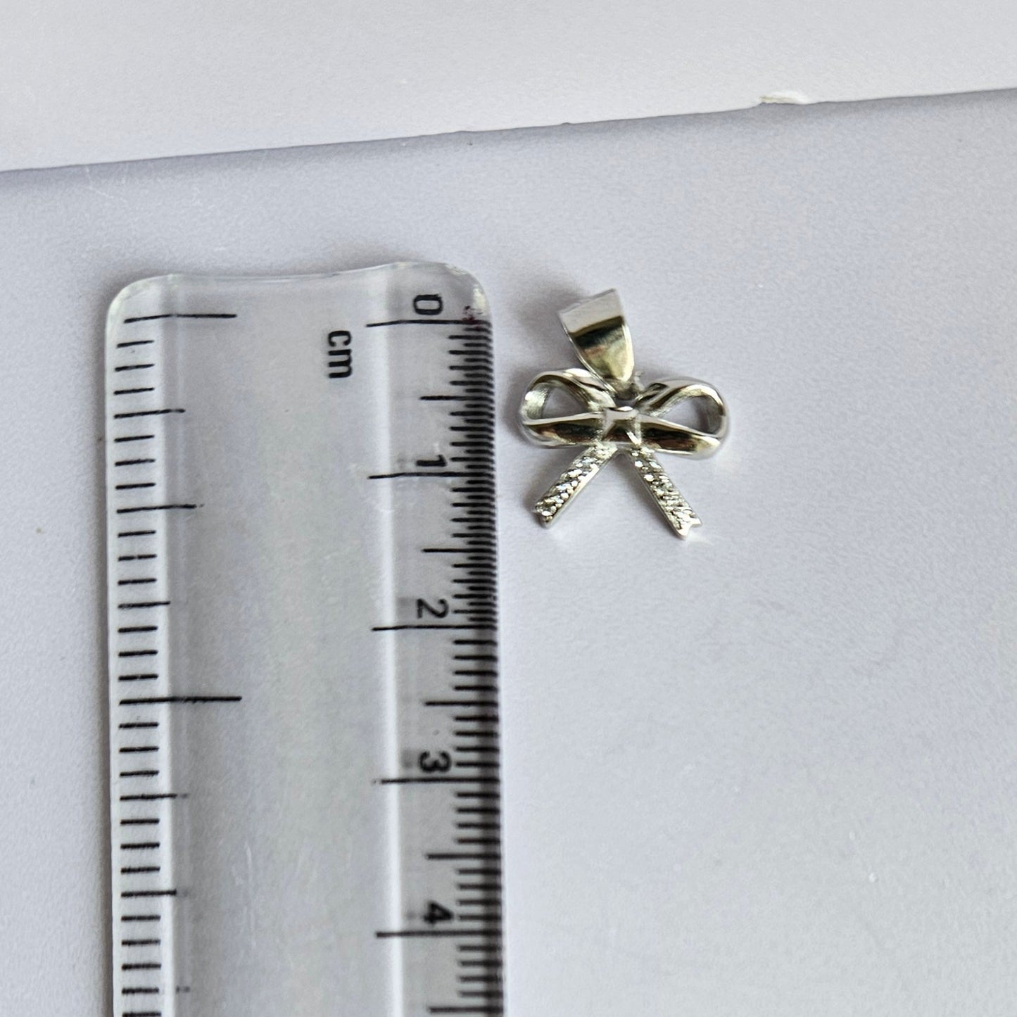 Bow Silver Pendant