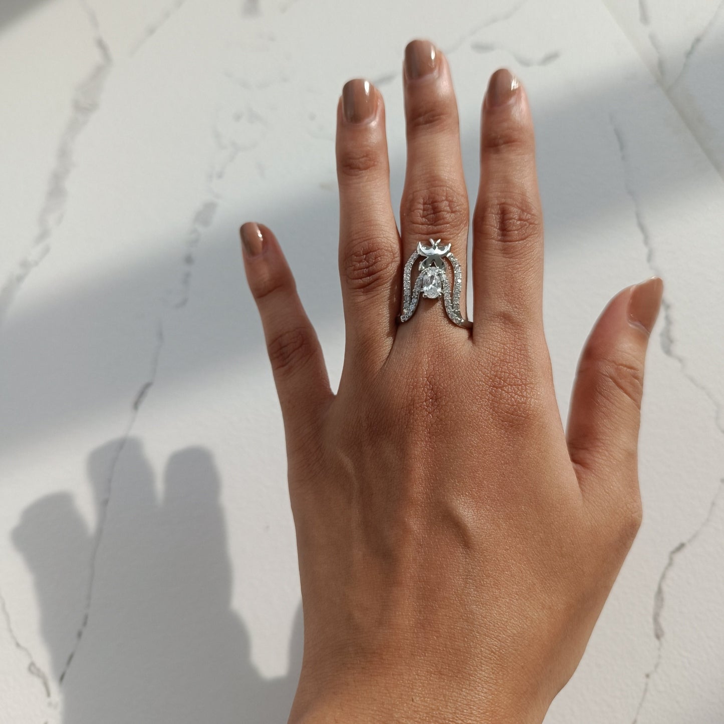 Butterfly Silver Vanki Ring