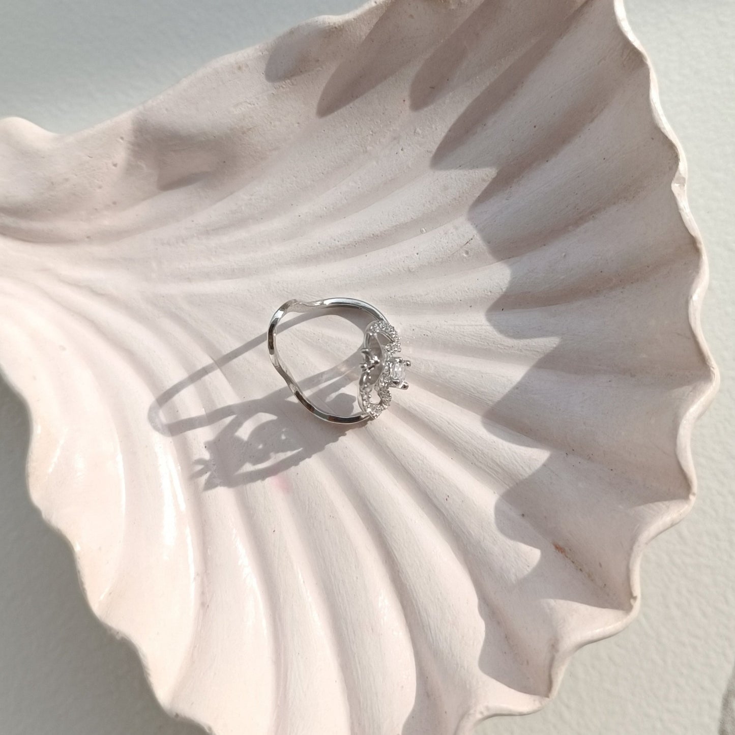 Butterfly Silver Vanki Ring