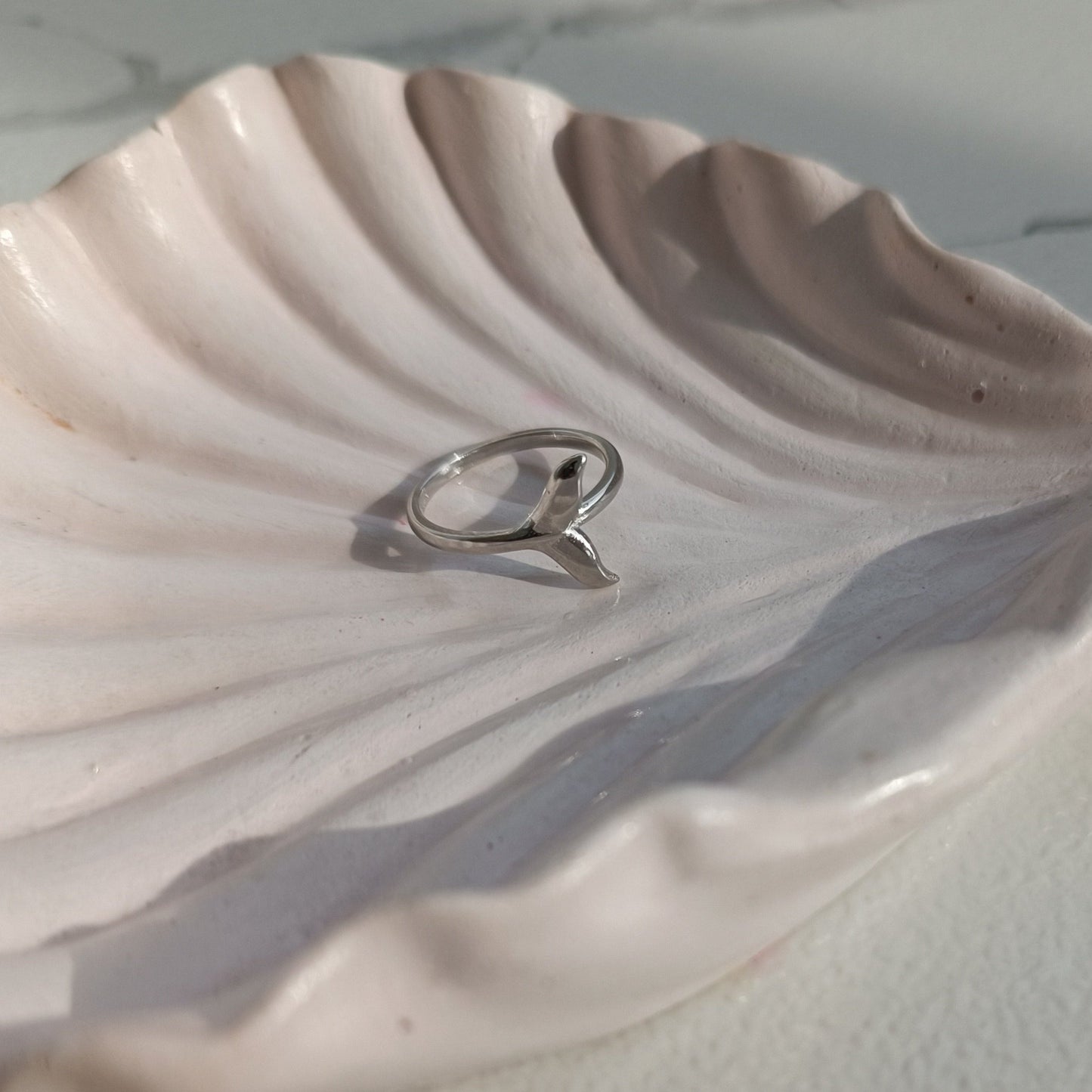 Dolphin tail Ring