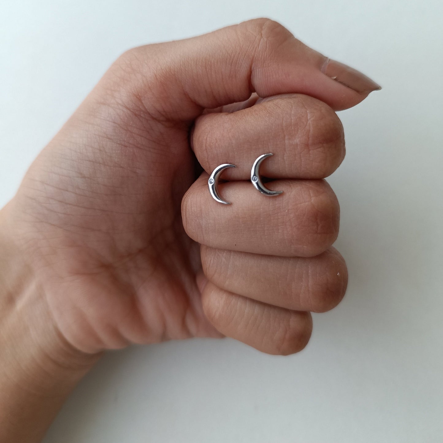 Celestial grace-Moon Earring