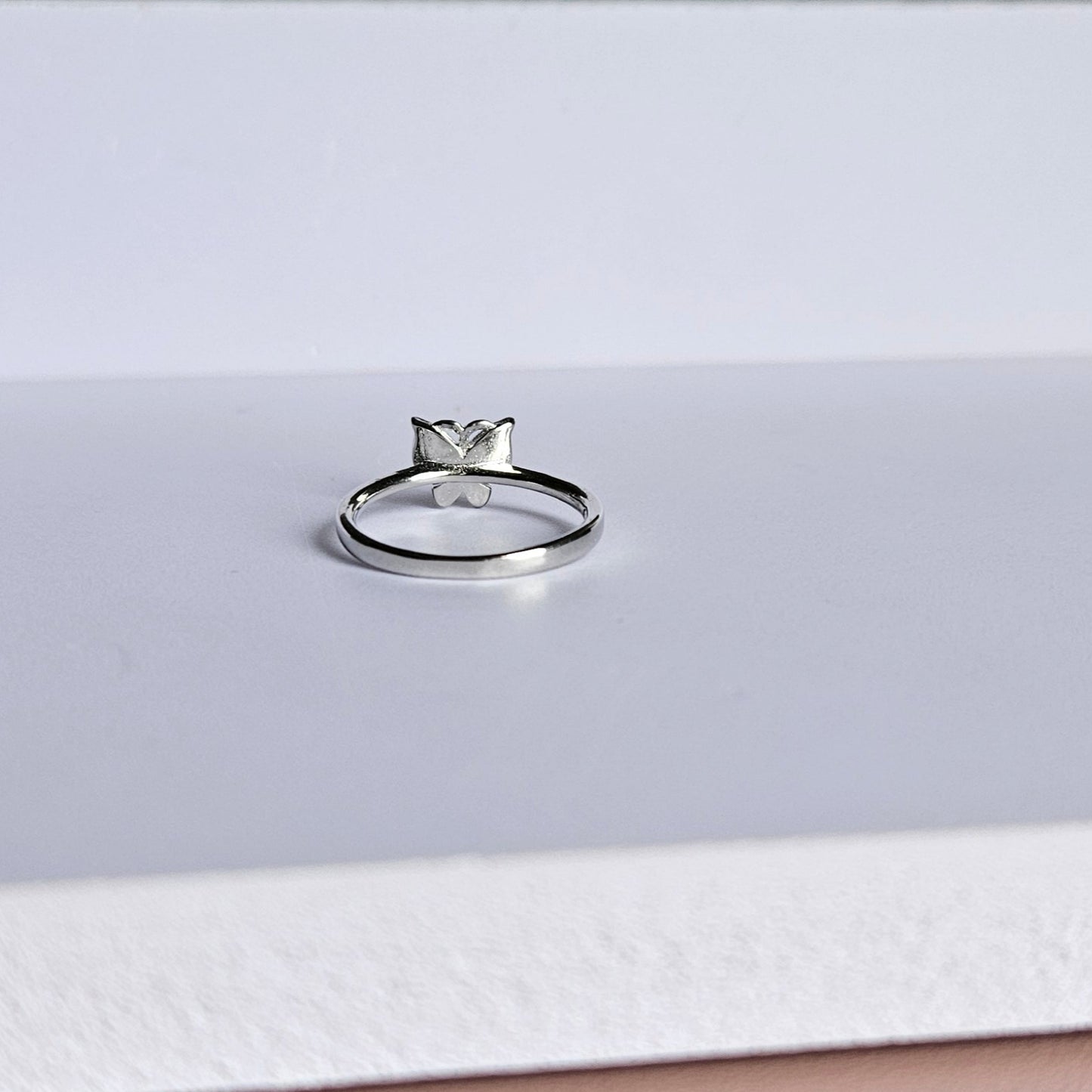 Butterfly Solid Silver Ring