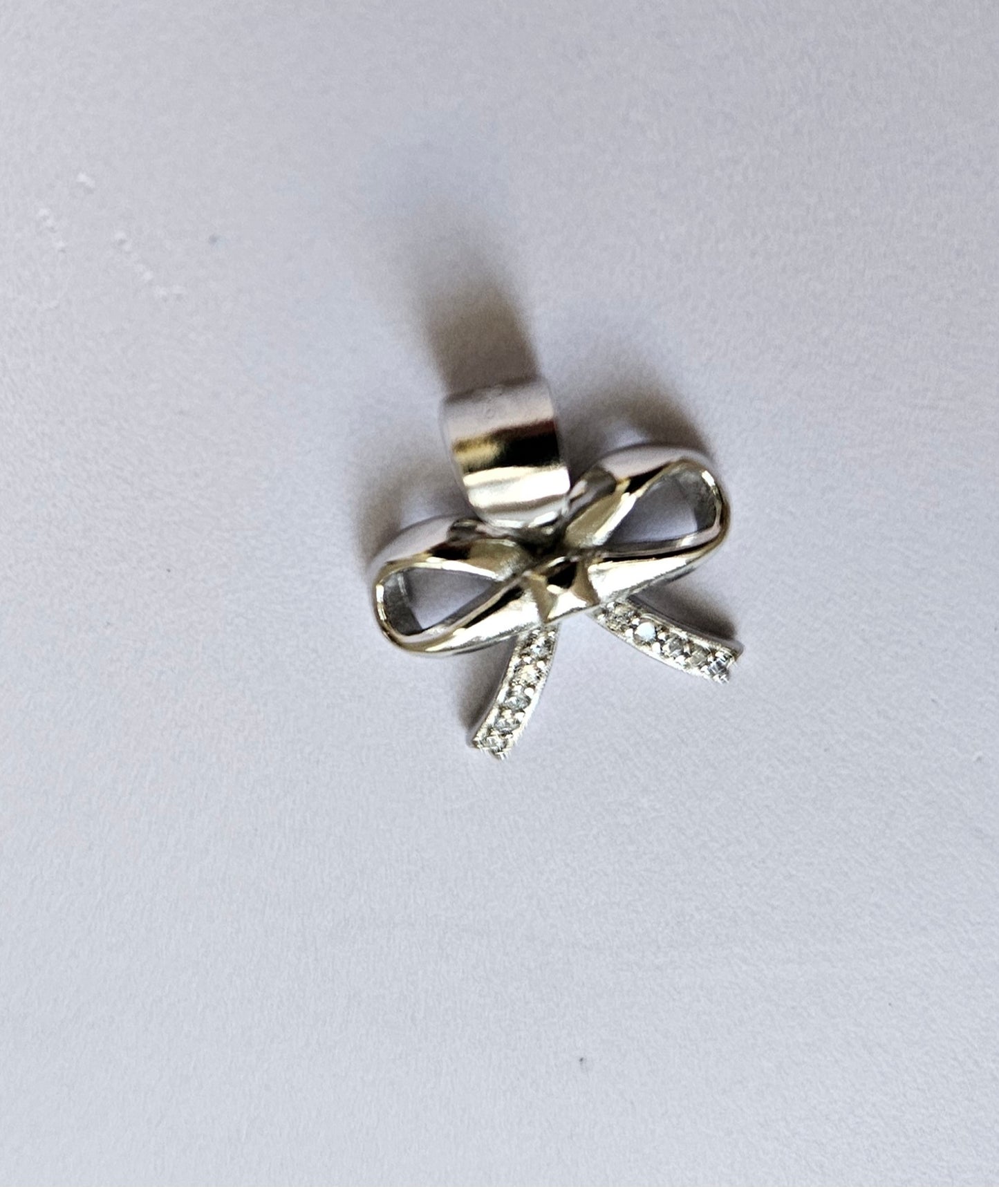 Bow Silver Pendant