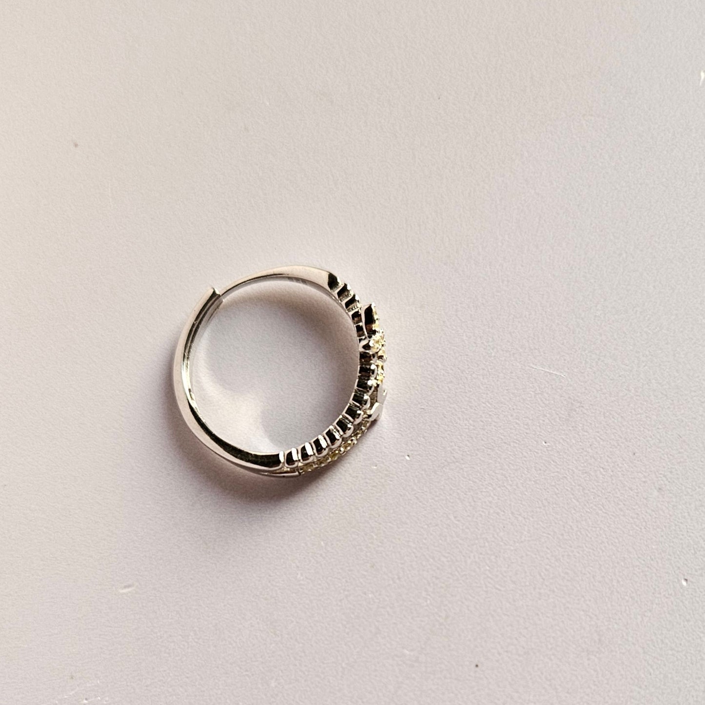 Dual Butterfly Silver Ring