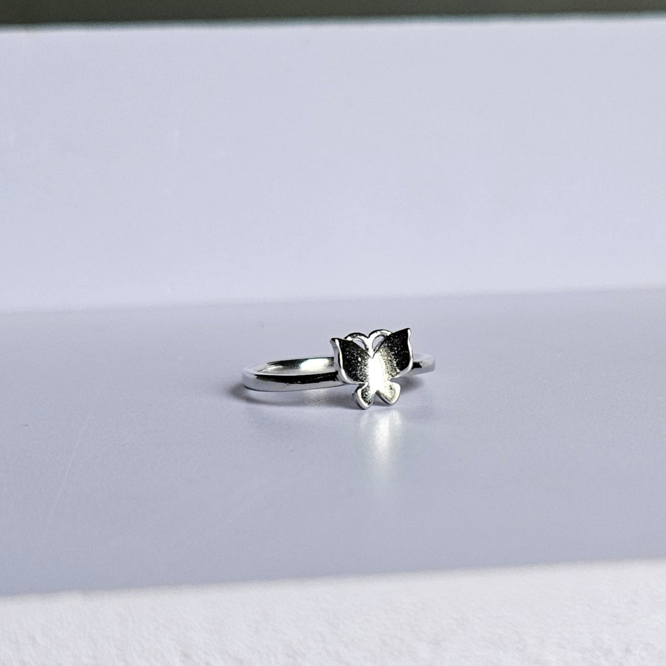 Butterfly Solid Silver Ring