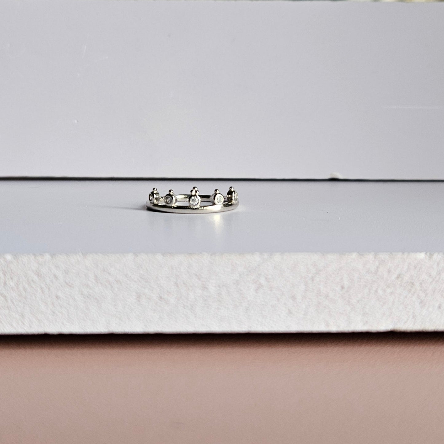Princess Crown Silver Ring