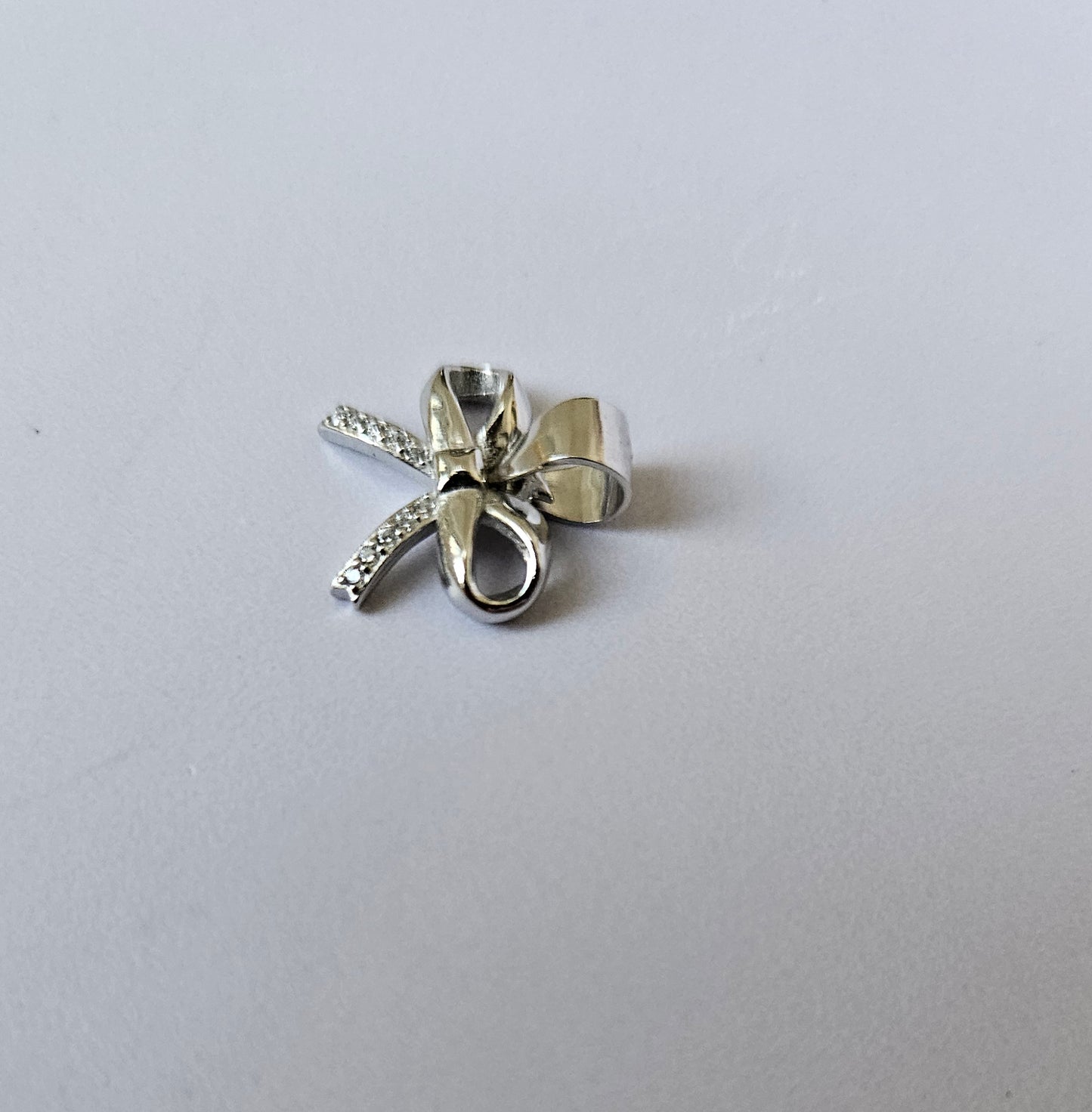 Bow Silver Pendant