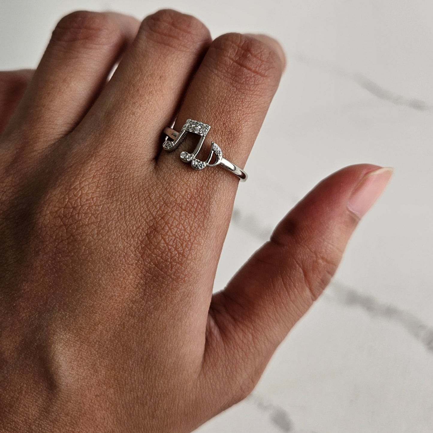 Music note Silver Ring