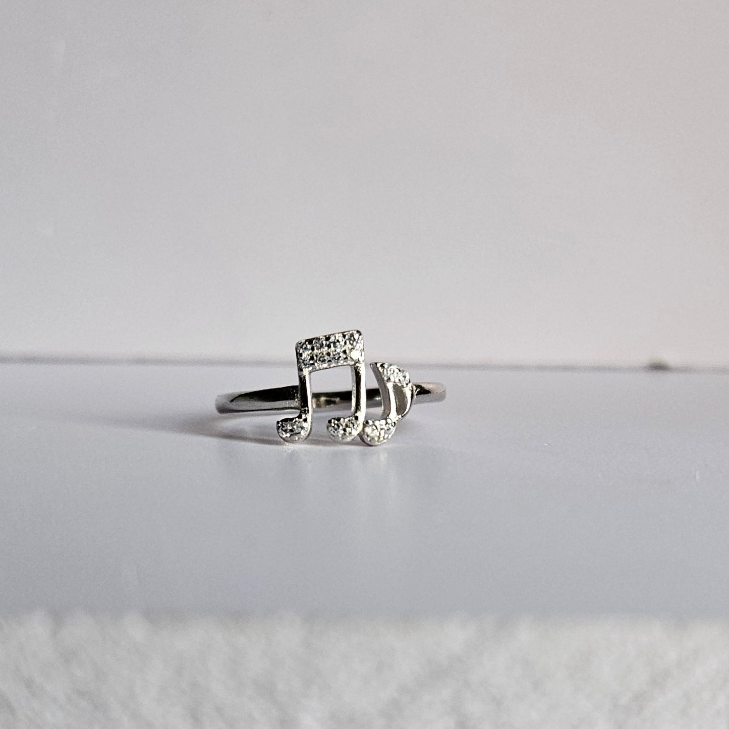 Music note Silver Ring