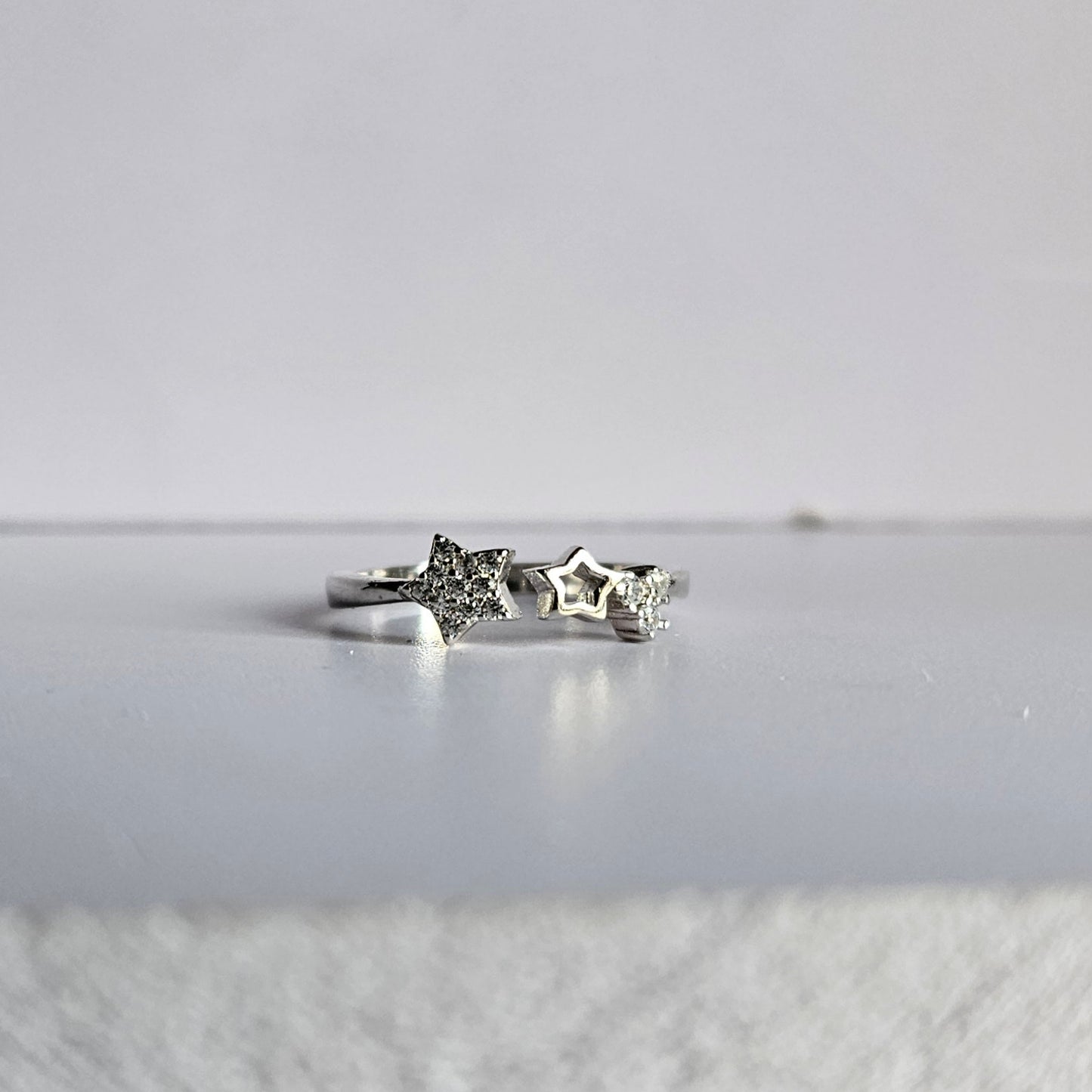 Antarus Silver Star Ring
