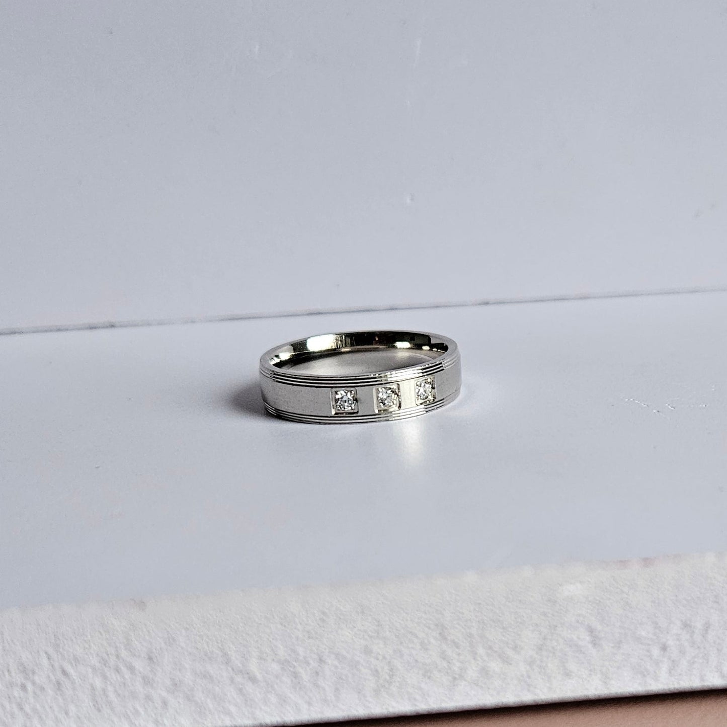 Jade Men's Silver Ring