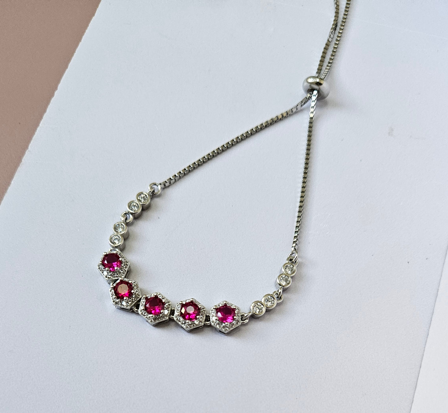 Hexa Silver Bracelet