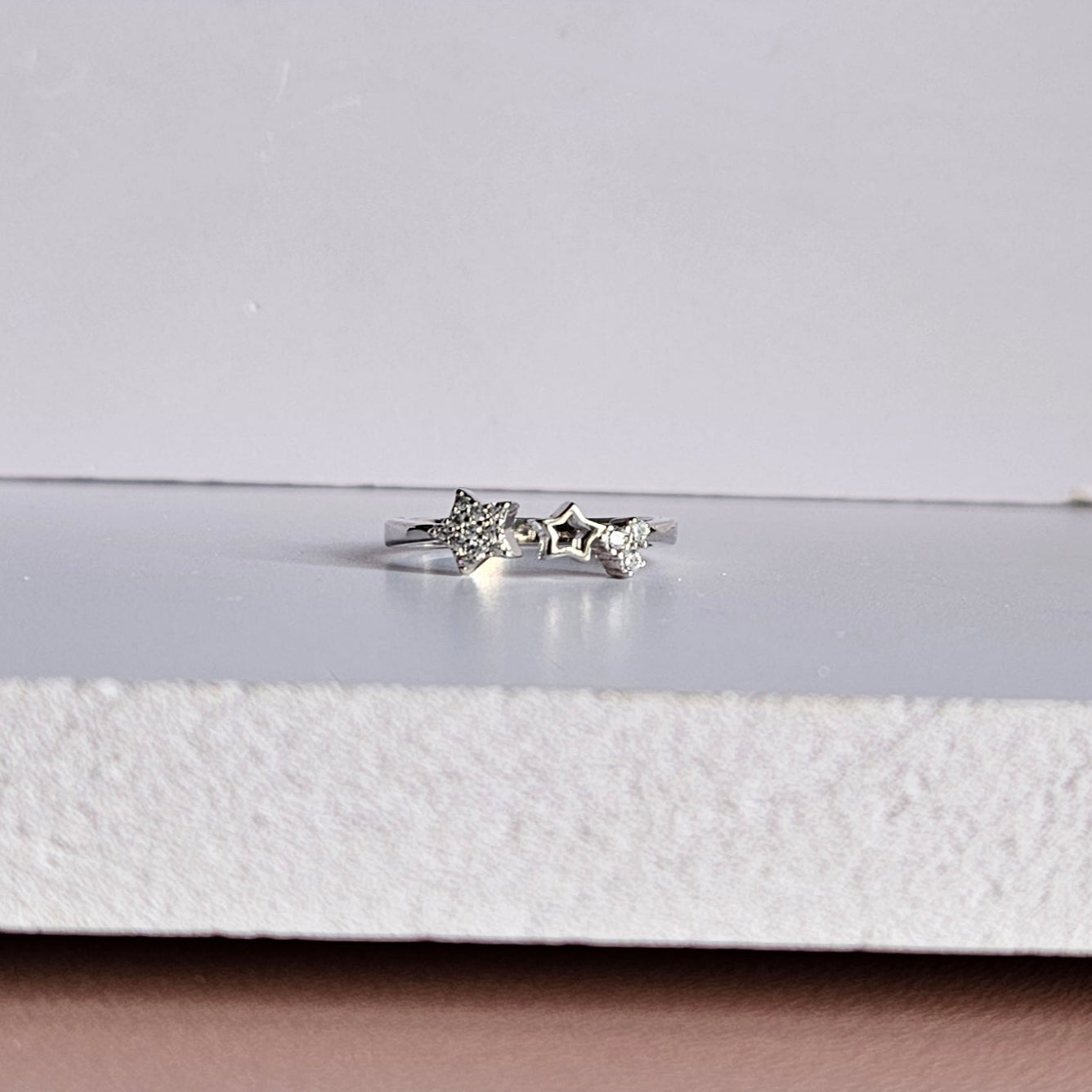Antarus Silver Star Ring