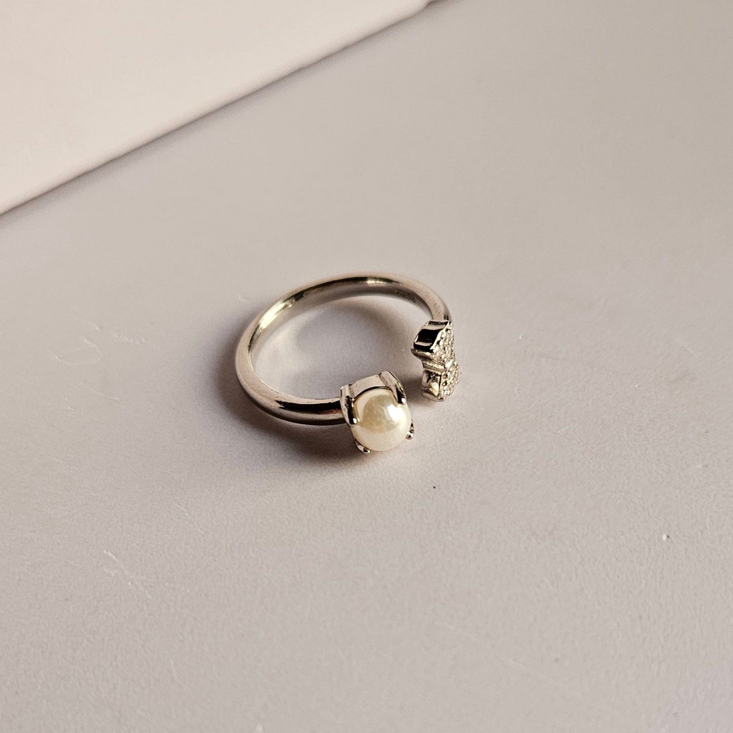 Pearl Silver Ring