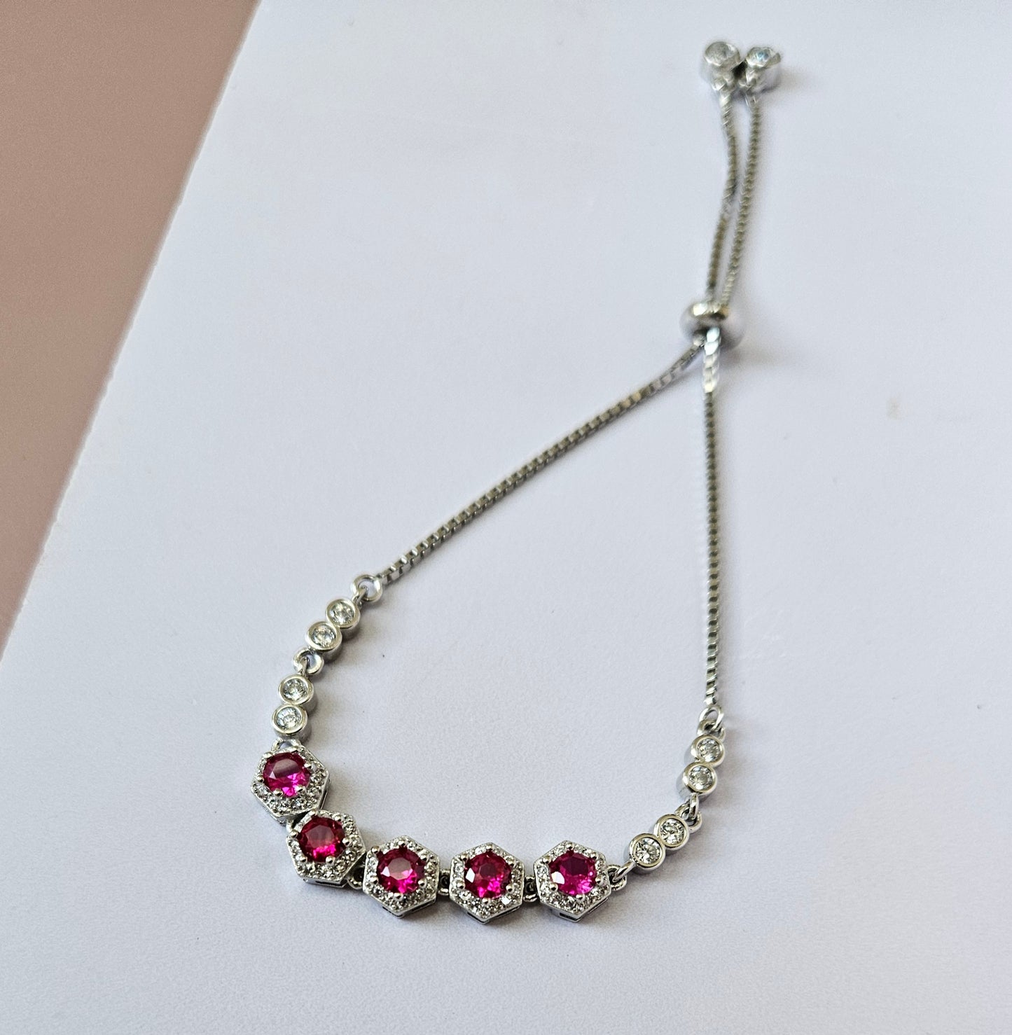Hexa Silver Bracelet