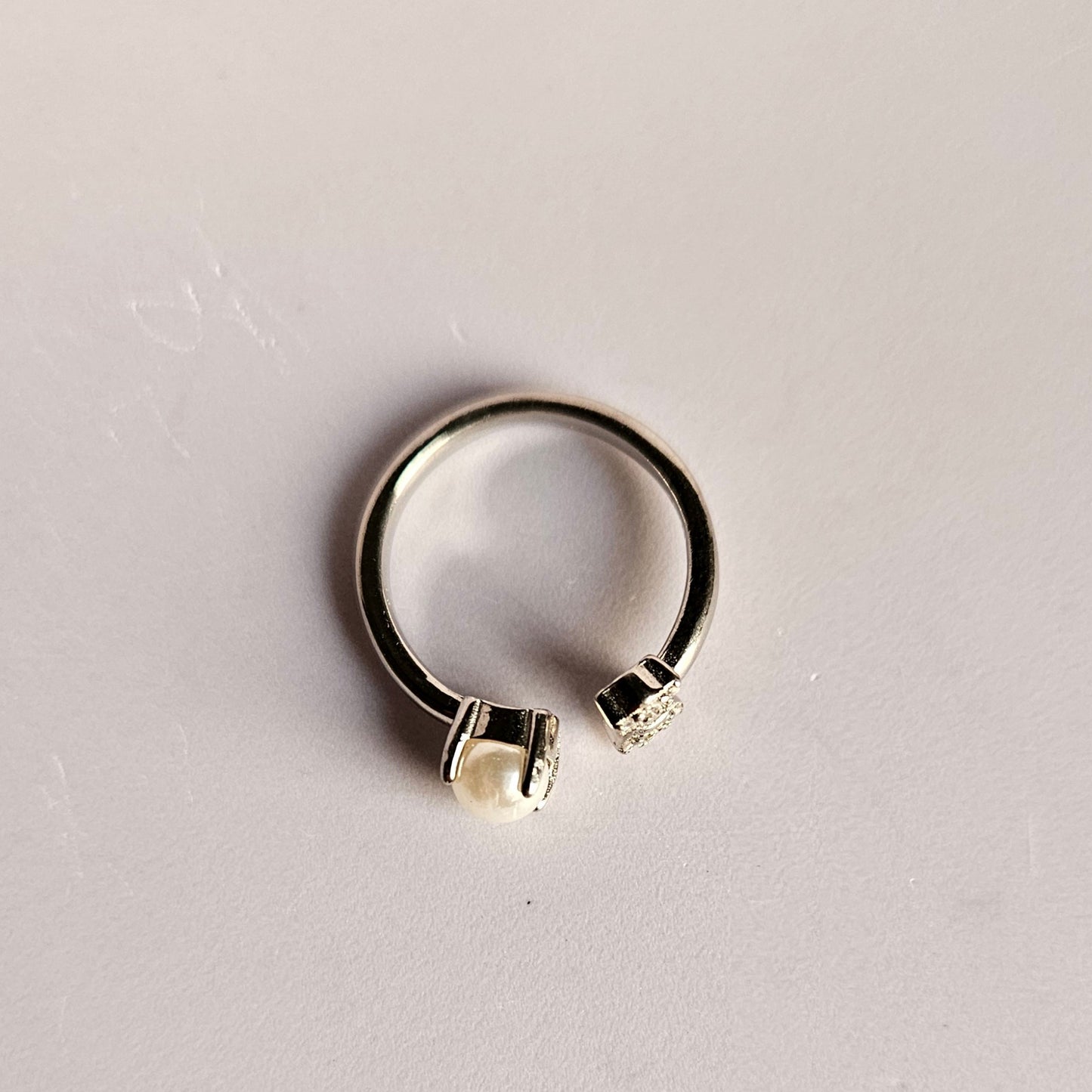 Pearl Silver Ring