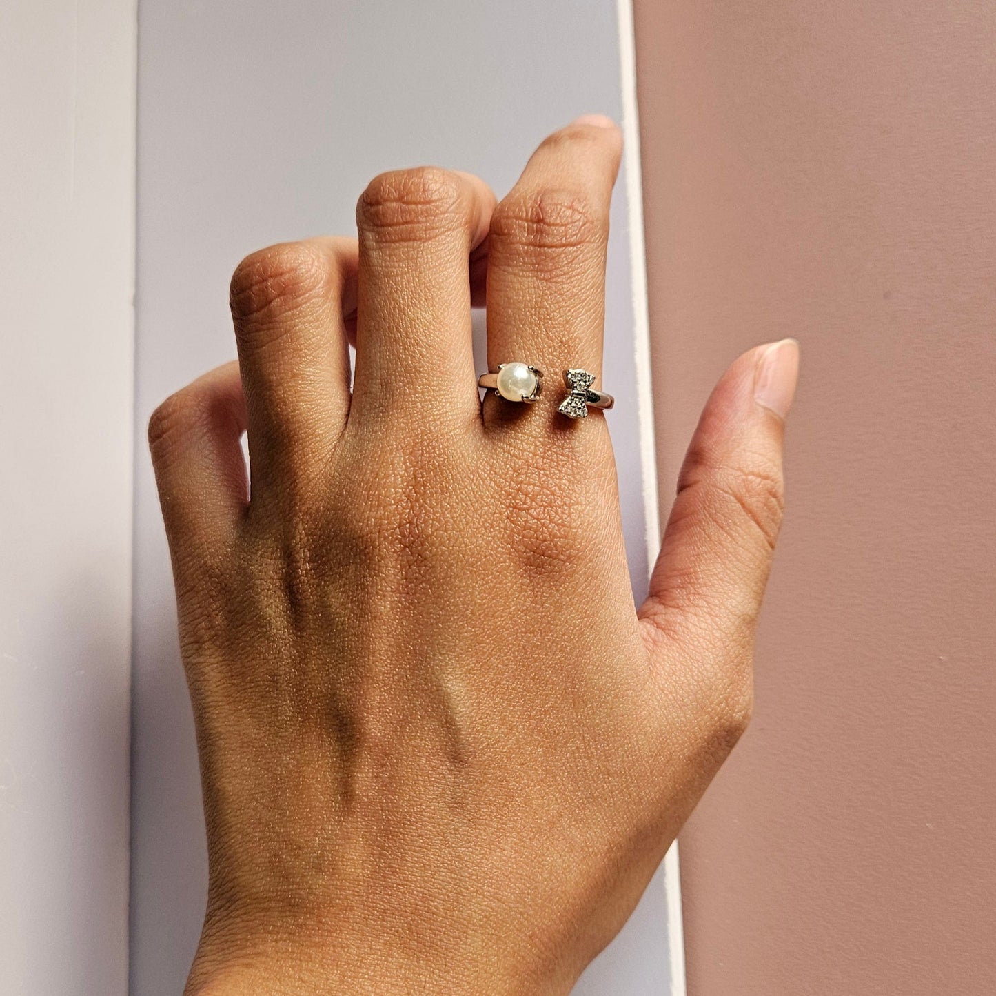 Pearl Silver Ring