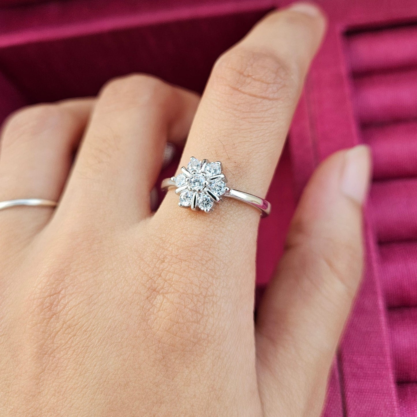 Flora Silver Ring