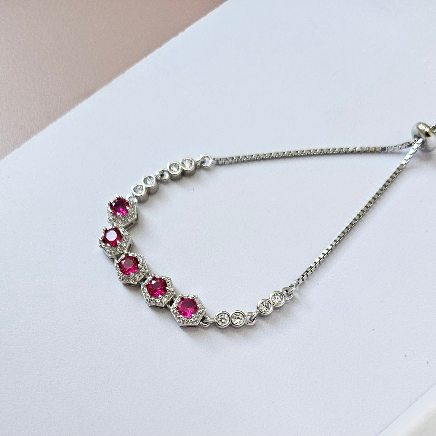 Hexa Silver Bracelet