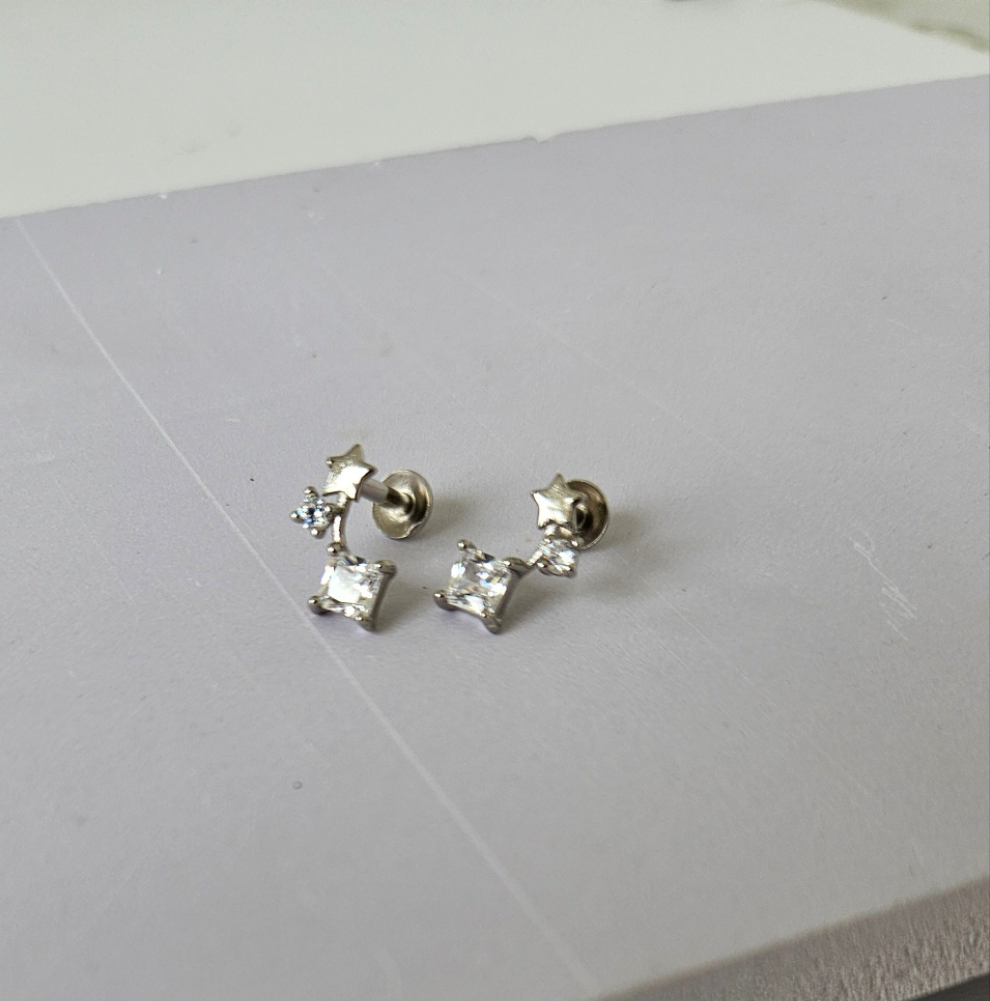 Noa Silver Earring