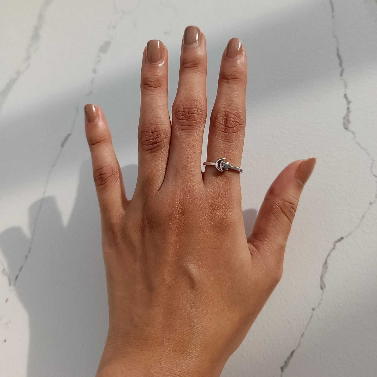 Lost in the Sky-Moon Star Ring