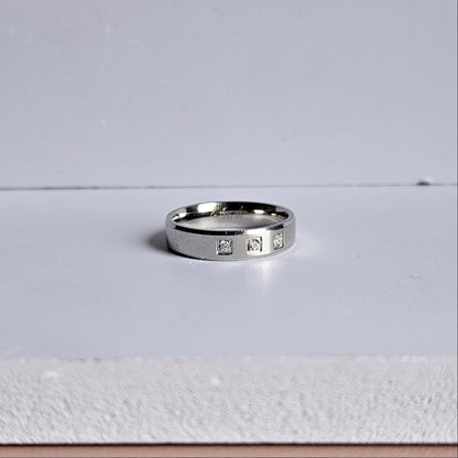 William Men's Silver Ring