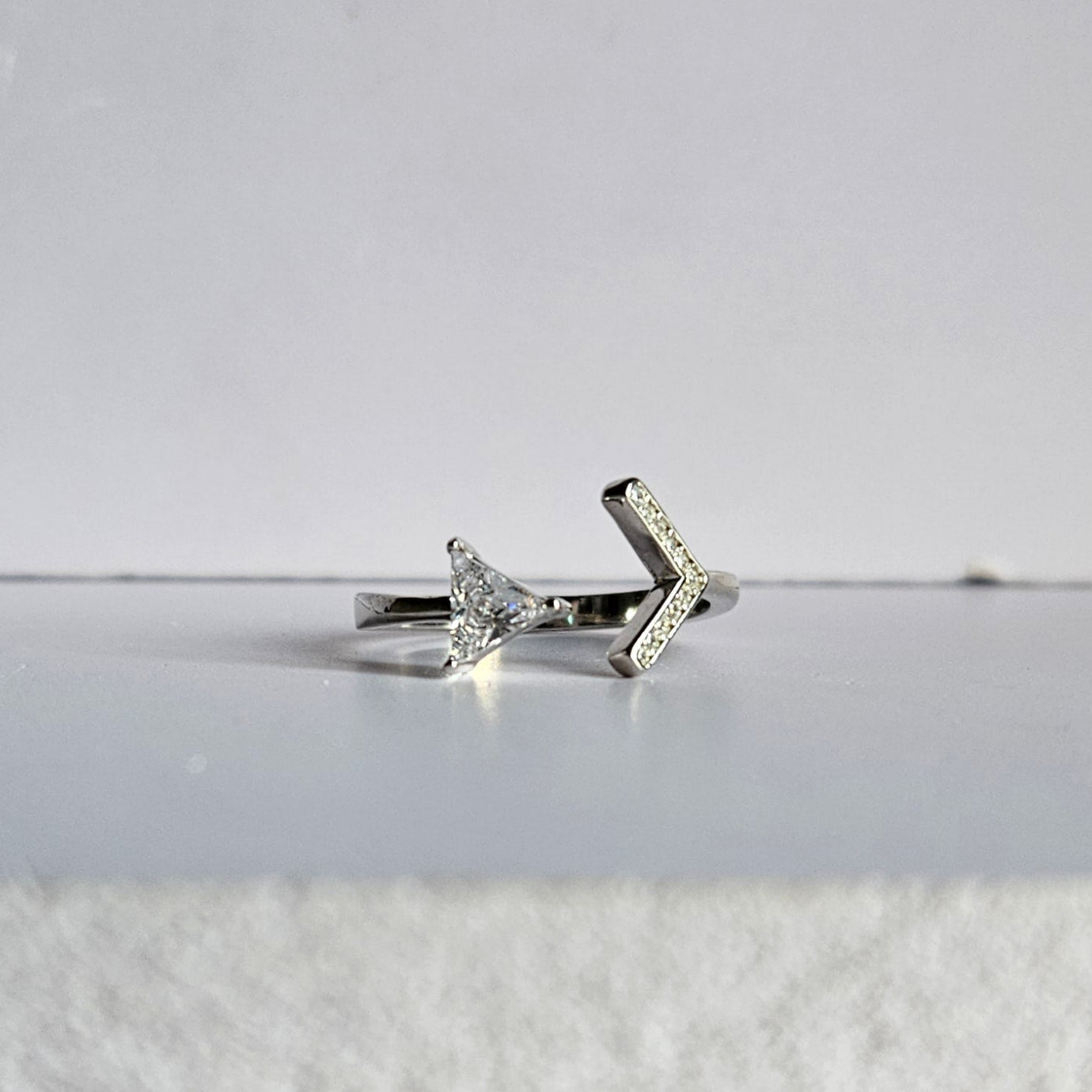 Into your Heart-Arrow Silver Ring