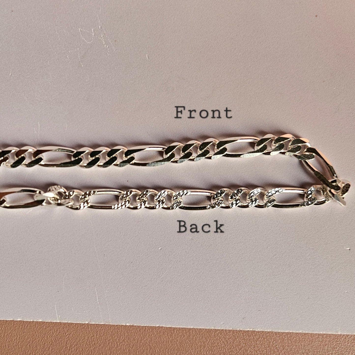 Figaro thick Silver Bracelet