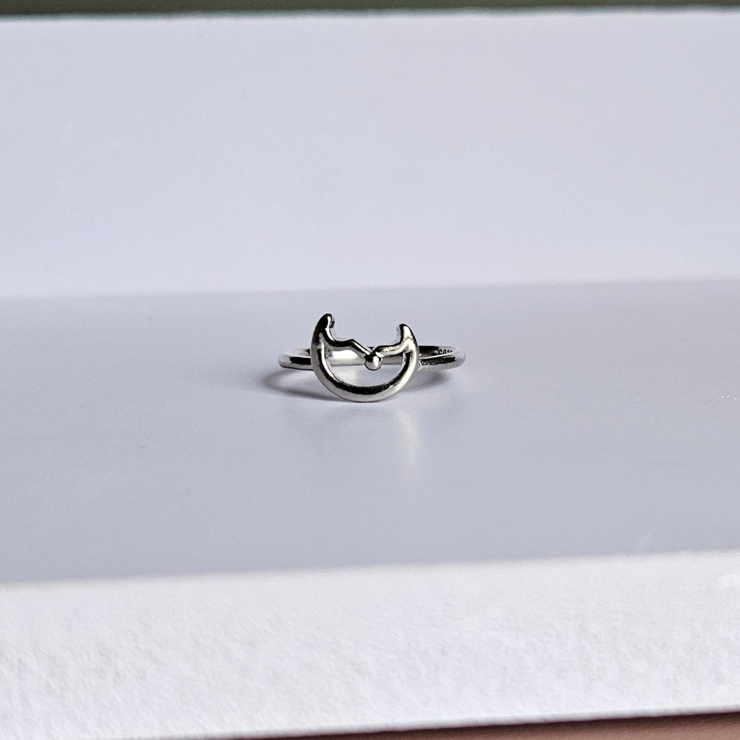 Crescent Silver Ring