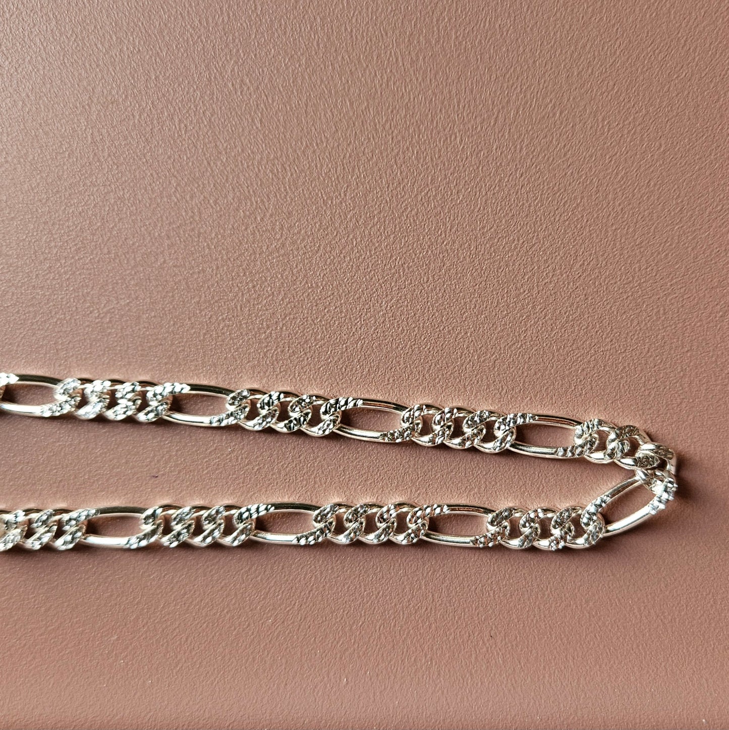Figaro thick Silver Bracelet