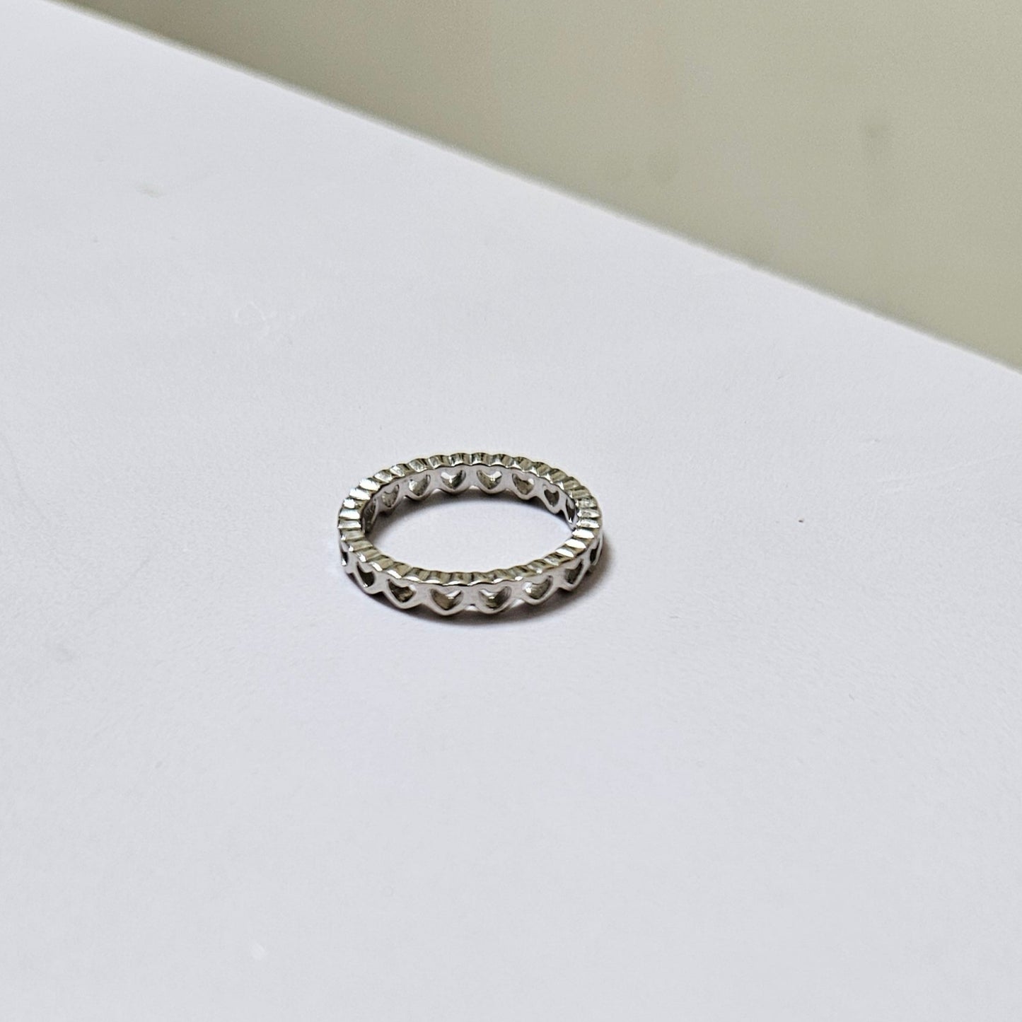 Heart Silver Band