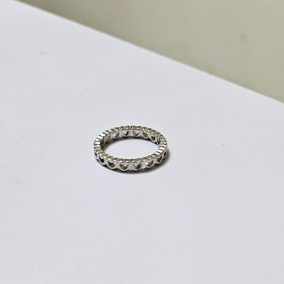 Heart Silver Band