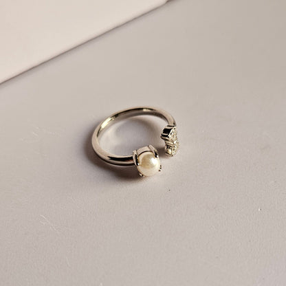 Pearl Silver Ring