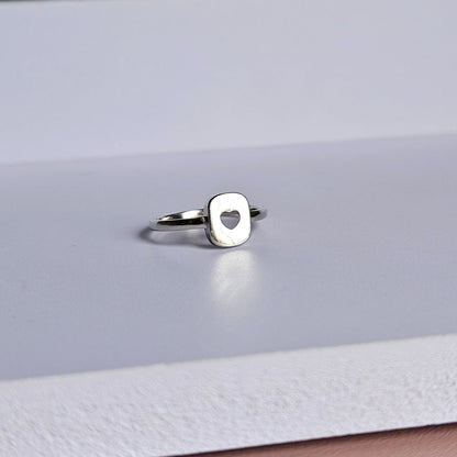 Love letter Silver Ring