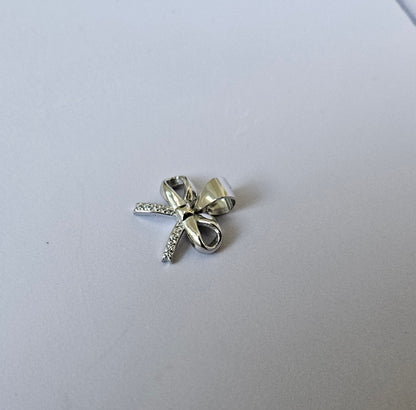 Bow Silver Pendant