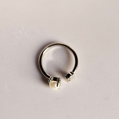 Pearl Silver Ring