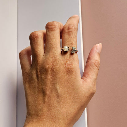 Pearl Silver Ring