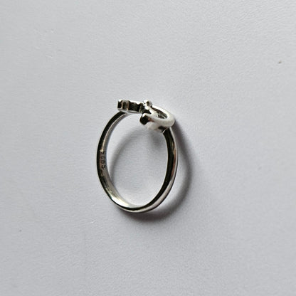 Crescent Silver Ring